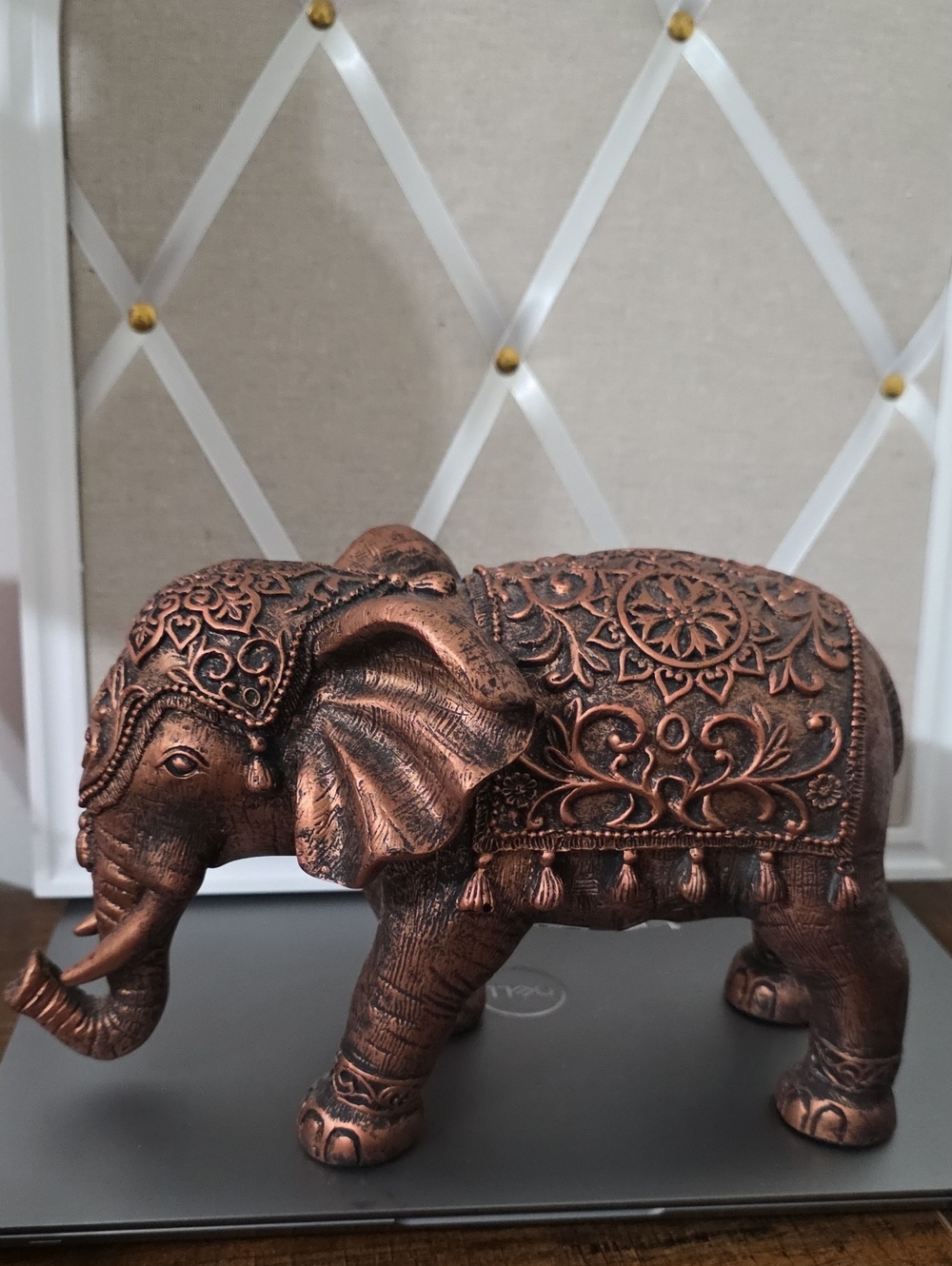 Sassified Boutuque Nwt Decorative Copper Elephant Statue -Home Art Accent